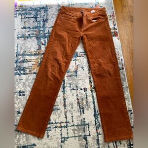 Patagonia Organic Cotton Burnt Orange Corduroy Pants